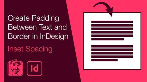 indesign text frame padding.